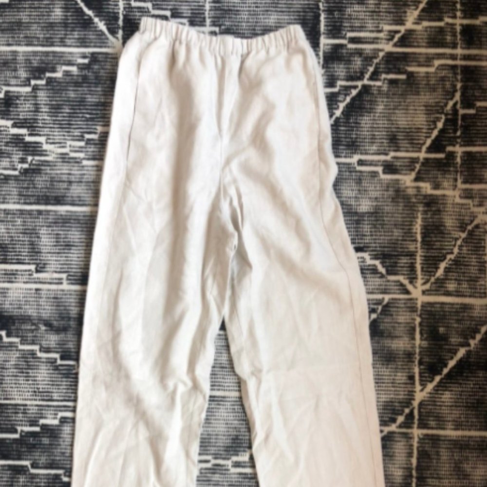 NWT J.Crew Linen Pant in Flax XS